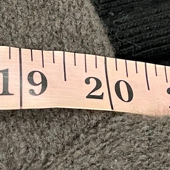 All Saints Wool Blend Brown Cropped Turtleneck Sweater Size Small - Picture 7 of 7